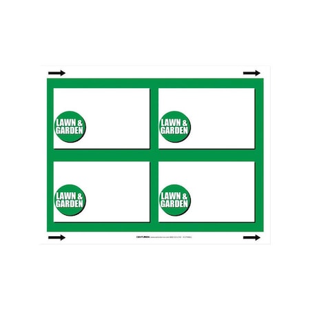 Centurion 11 in. H X 8.5 in. W Automotive/Sporting Goods Sign 100 each 7064700